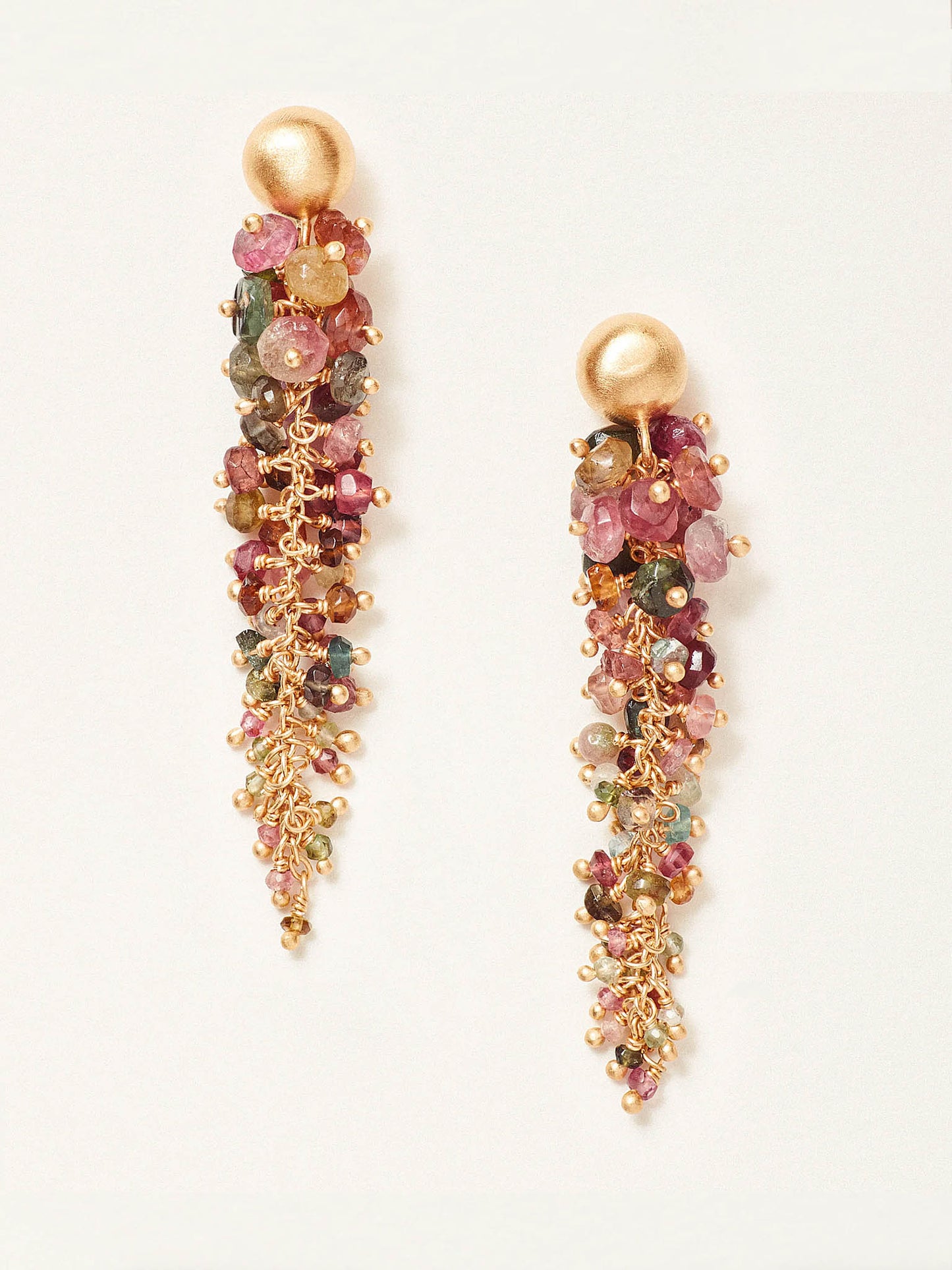 Carousel Jewels Edie Tourmaline Waterfall Earrings Cutout