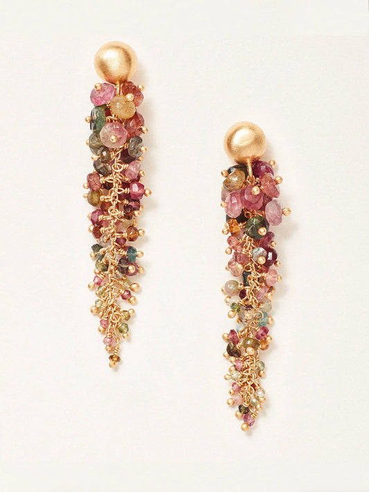 Carousel Jewels Edie Tourmaline Waterfall Earrings Cutout