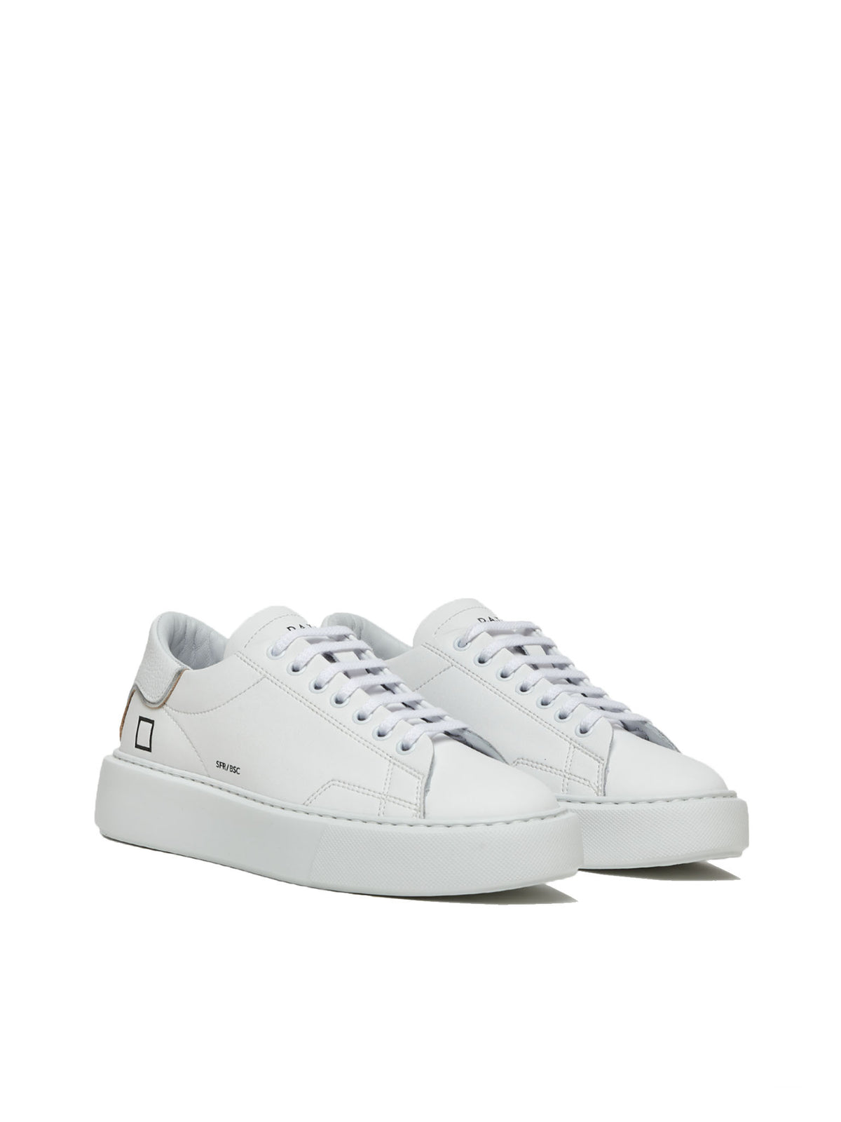 D.A.T.E Sfera Calf White Trainers cutout