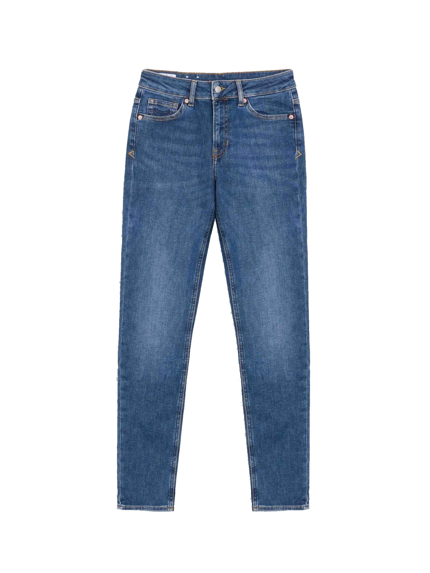 Kings of Indigo Juno Medium Rise Jeans Front Cutout