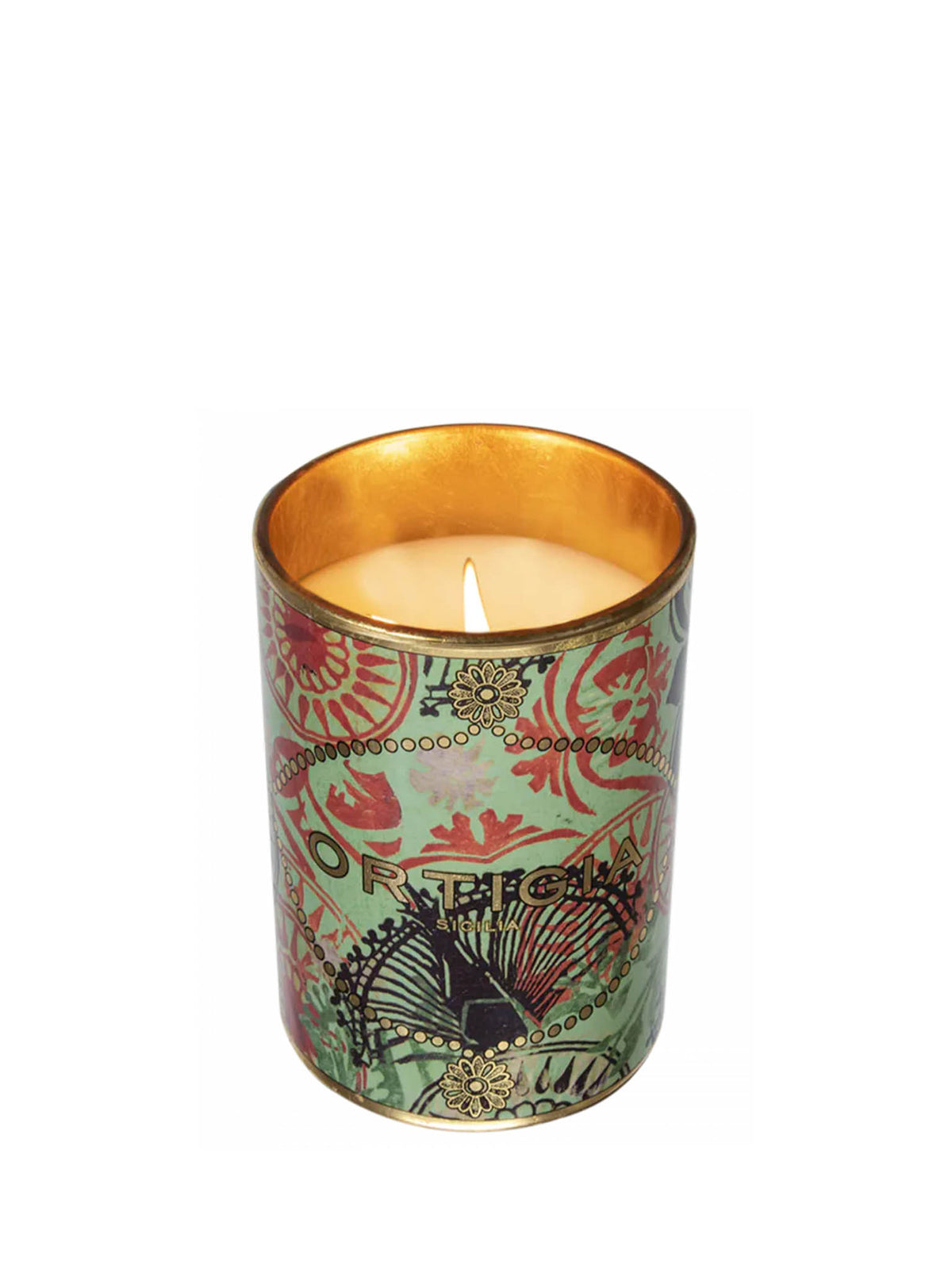 Ortigia Fico D_India Decorated Candle Cutout Lit