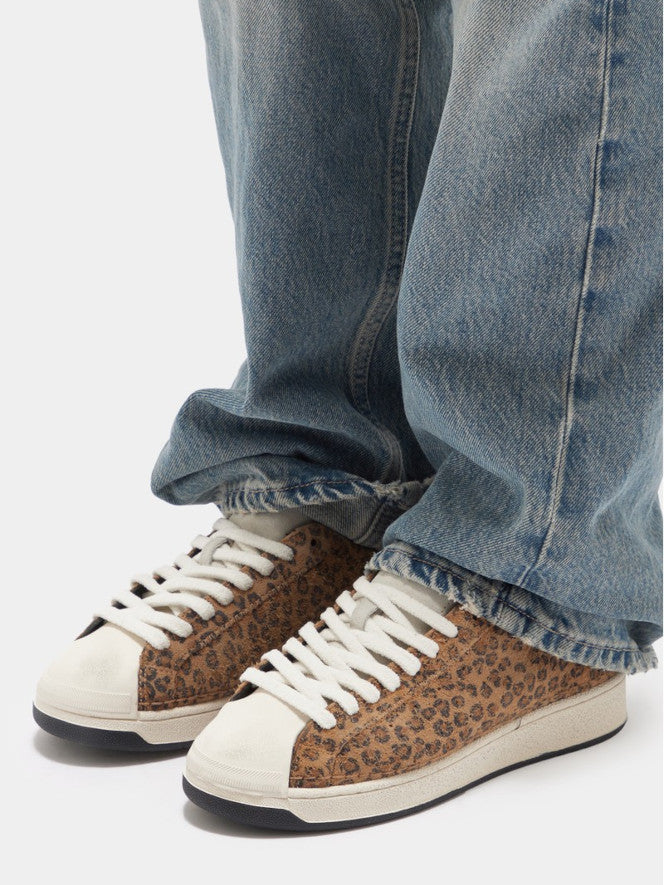 DATE Base Mixed Leopard Trainers