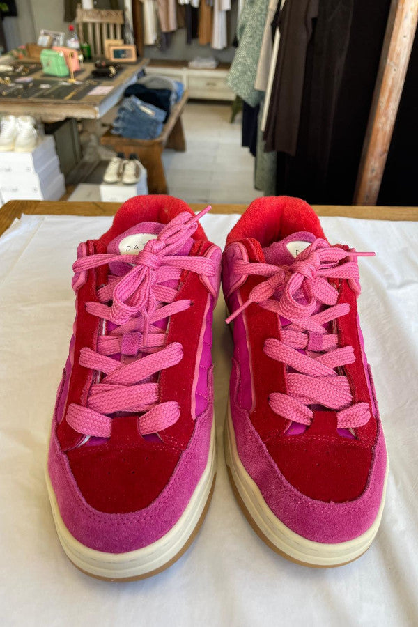 DATE Skate Nylon Fuxia Trainers