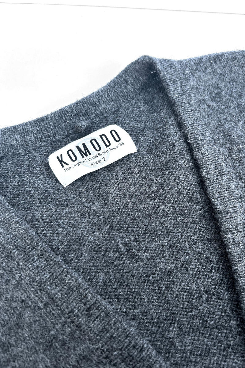 Komodo BATSA Wool Cardigan Grey