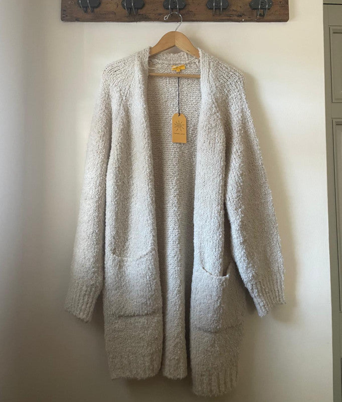 Yellow Label Long Knotted Cardigan